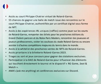 Roland Garros NFT